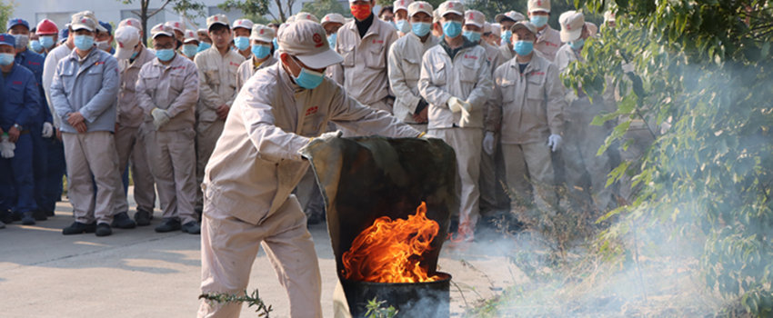 抓消防安全 保高質(zhì)量發(fā)展&mdash;&mdash;合肥樂凱開展消防應(yīng)急演練